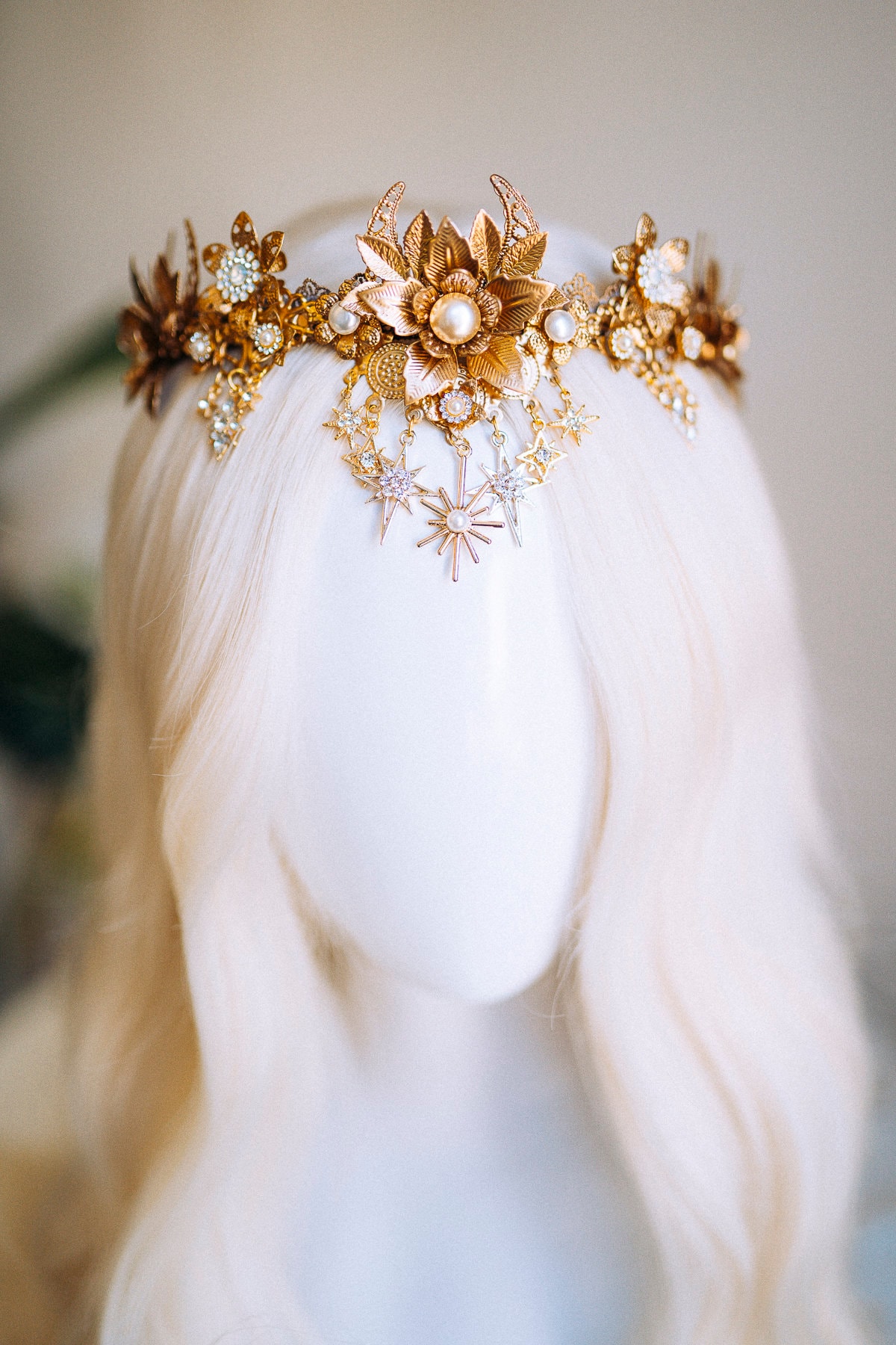 【Meadow Flower】Gold Tiara / 2-5y Gold Tiara / Meadow Flower | AWINS.CO