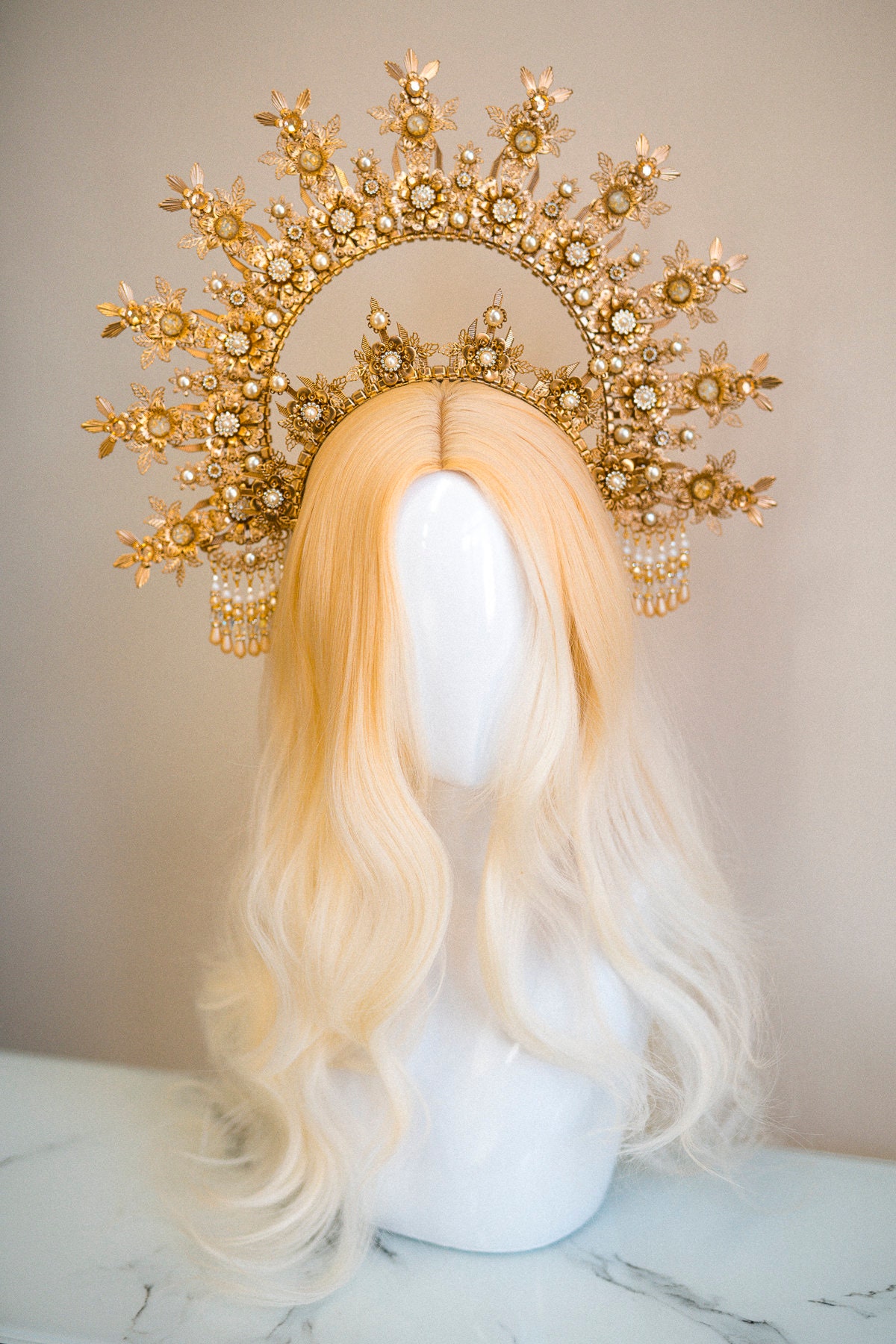 Queen Crown Halo Crown Gold Halo Halo Headlights Halo