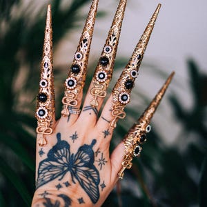 Cleopatra Cobra Goddess Crown Gold Egyptian Snake Headdress Isis Style Tiara Costume Accessory image 4