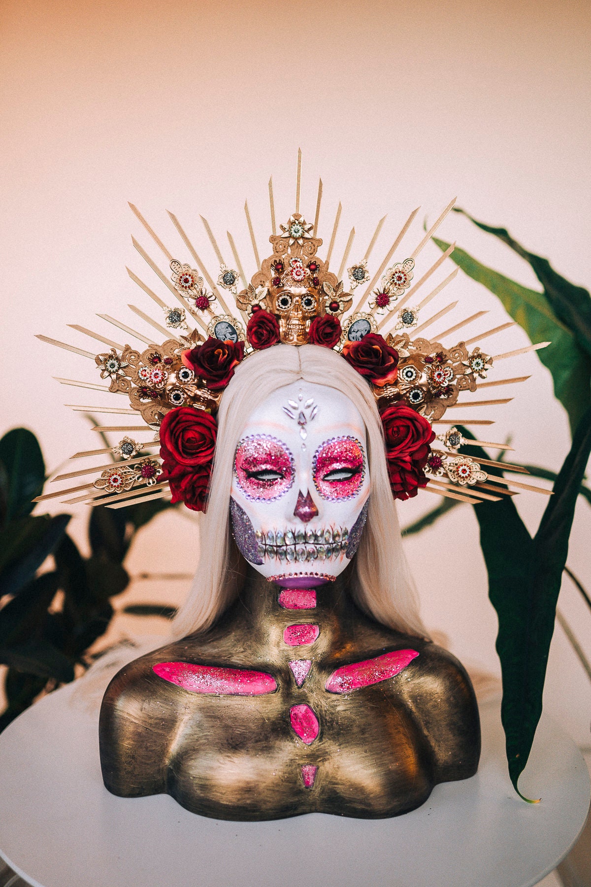 Catrina rhinestone best sale slide