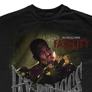 Mortal Kombat Jax Briggs Wins Vintage Style T-Shirt