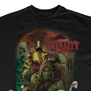 Mortal Kombat Jade Wins Vintage Style T-Shirt