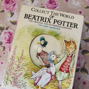 RARE 1988 Vintage Children&#39;s Books  &#39;Collect The World of Beatrix Potter&#39; 4 Book Box Set - Pretty Presentation Box -Childhood Nostalgia Gift