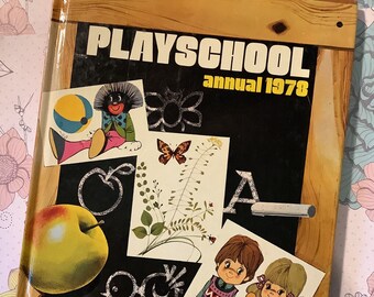 Playschool Annual 1979 Vintage Hardback Children's Book - Etsy