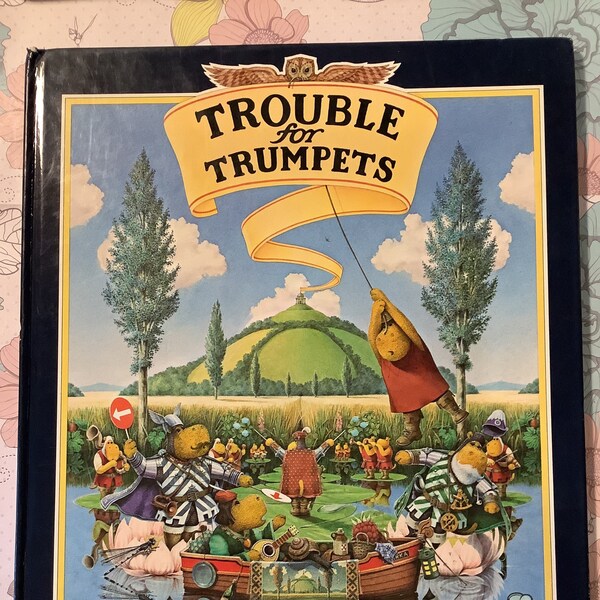 Extremely Rare Vintage 1982 FIRST EDITION 'Trouble for Trumpets' Hardback Picturebook Story by Peter Dallas-Smith -Peter Cross Illustrations