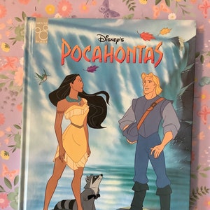 1995 Vintage Children’s Book &#39;Pocahontas&#39; in Hardback -Disney Classics Collection Storybook -Images From The Movie -Nostalgic Birthday Gift