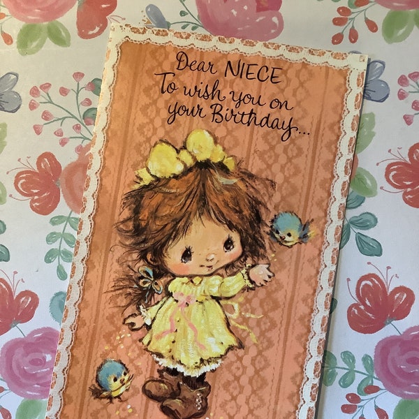 Holly Hobbie Birthday Card - Etsy New Zealand