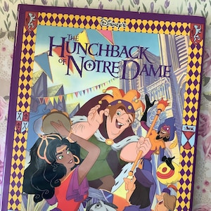 Vintage 1996 Disney&#39;s &#39;Hunchback of Notre Dame&#39; Large Hardback Book - Published By Ladybird Books - Nostalgic Book Gift - Book Of The Film