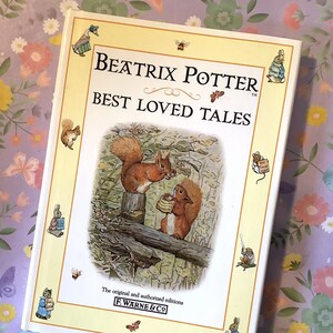 Vintage 1999 &#39;Beatrix Potter - Best Loved Tales&#39; book in Hardback - Contains Four Stories - Childhood Nostalgia -A Book To Keep and Treasure