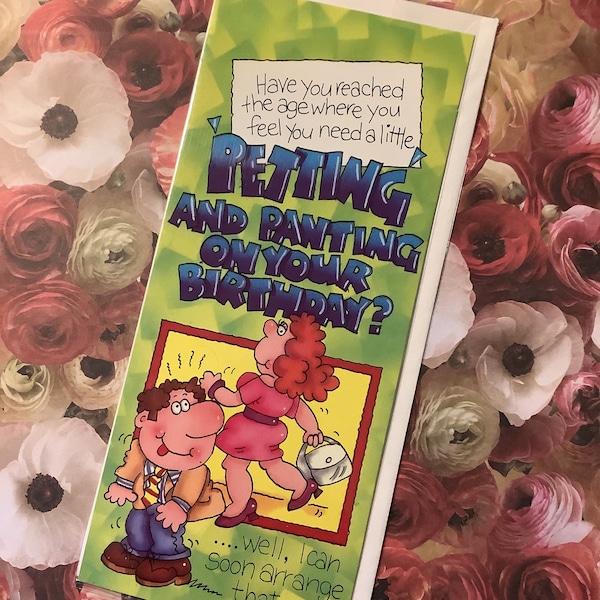 Risque Birthday Card - Etsy