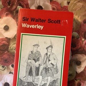 RARE Vintage 1978 &#39;Waverley&#39; Paperback Book by Sir Walter Scott - Historical Novel - First Novel in Waverley Series - Story Set in Scotland