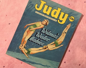Zeldzame vintage uit 1984 'Judy' Picture Story Library voor meisjes Mini Comic No. 258 Comic Strip Story - Fun/Nostalgisch/Retro 40e verjaardagscadeau