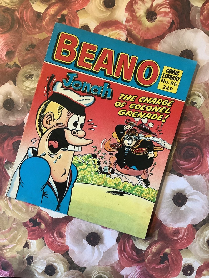 Rare Vintage From 1985 'beano -jonah the Charge of Colonel Grenade ...