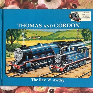 1995 Vintage Children&#39;s BookThomas The Tank Engine Hardback &#39;Thomas And Gordon&#39; By The Rev. W. Awdry - Nostalgia  -Thomas Fan Gift -Kid&#39;s TV