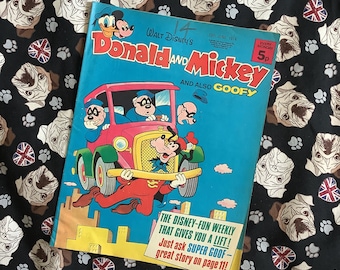 Rare Vintage 29th June 1974 Walt Disney's 'Donald and Mickey' Magazine - Packed full of Comic Strip Stories - Disney Fan 50th Birthday Gift