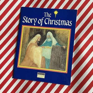 Vintage 1986 &#39;The Story of Christmas&#39; Paperback Book by Tim Firth with STUNNING Illustrations by Gordon Firth - A Traditional Christmas Read