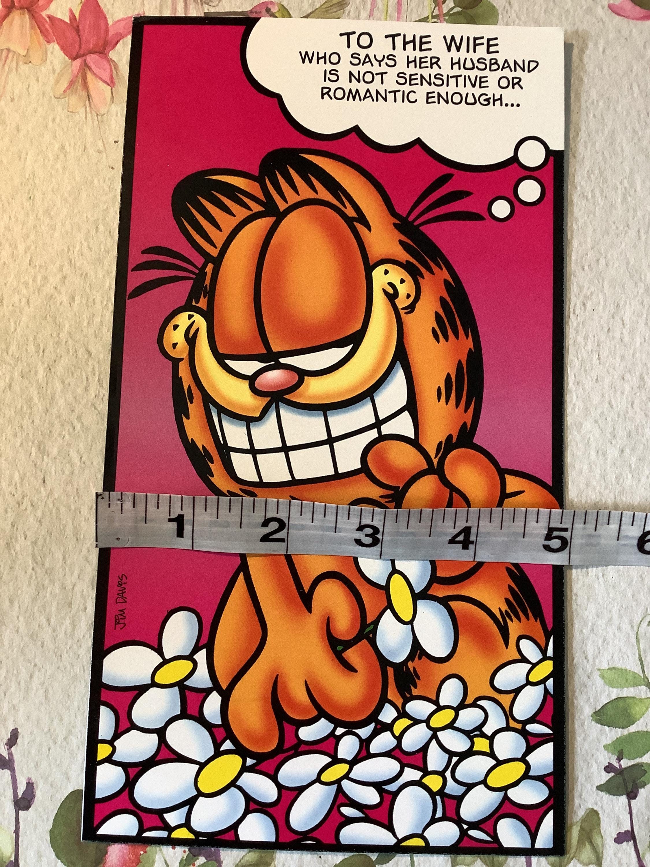 Vintage 1998 Garfield Wife Anniversary Card – Cheeky Humor - Etsy