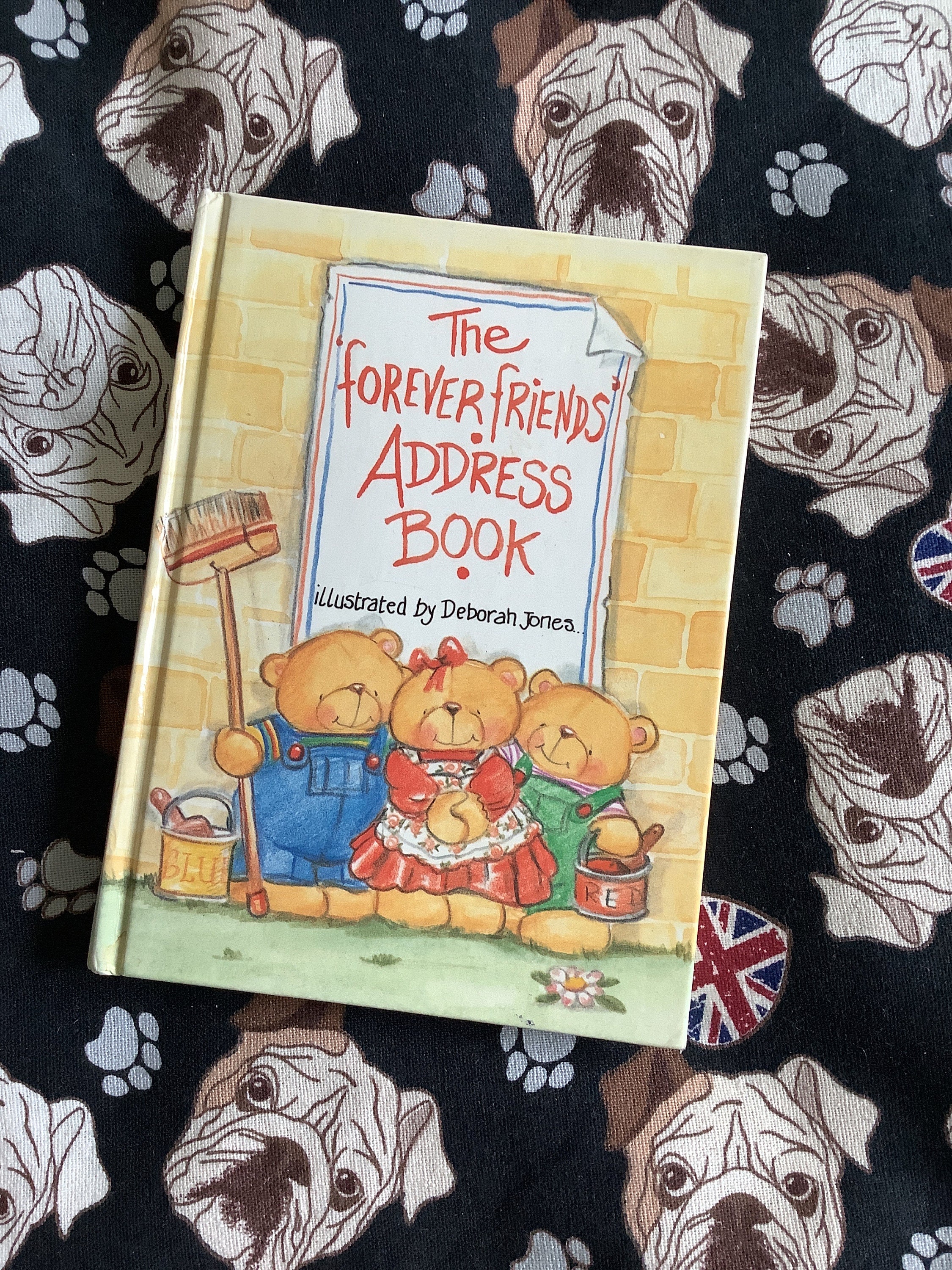 デボラ・ジョーンズ テディベア　レア　限定品 希少なヴィンテージ 1989 年「The Forever Friends Birthday Book