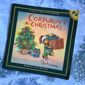 1992 Vintage Children&#39;s Book ‘Corduroy&#39;s Christmas&#39; Paperback By Don Freeman with ADORABLE Illustrations by Lisa McCue -A Lift-The-Flap Book