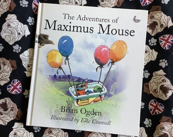 Vintage 2000 « Les aventures de Maximus Mouse », livre relié avec quatre nouvelles écrites par Brian Ogden et illustrées par Elke Counsell
