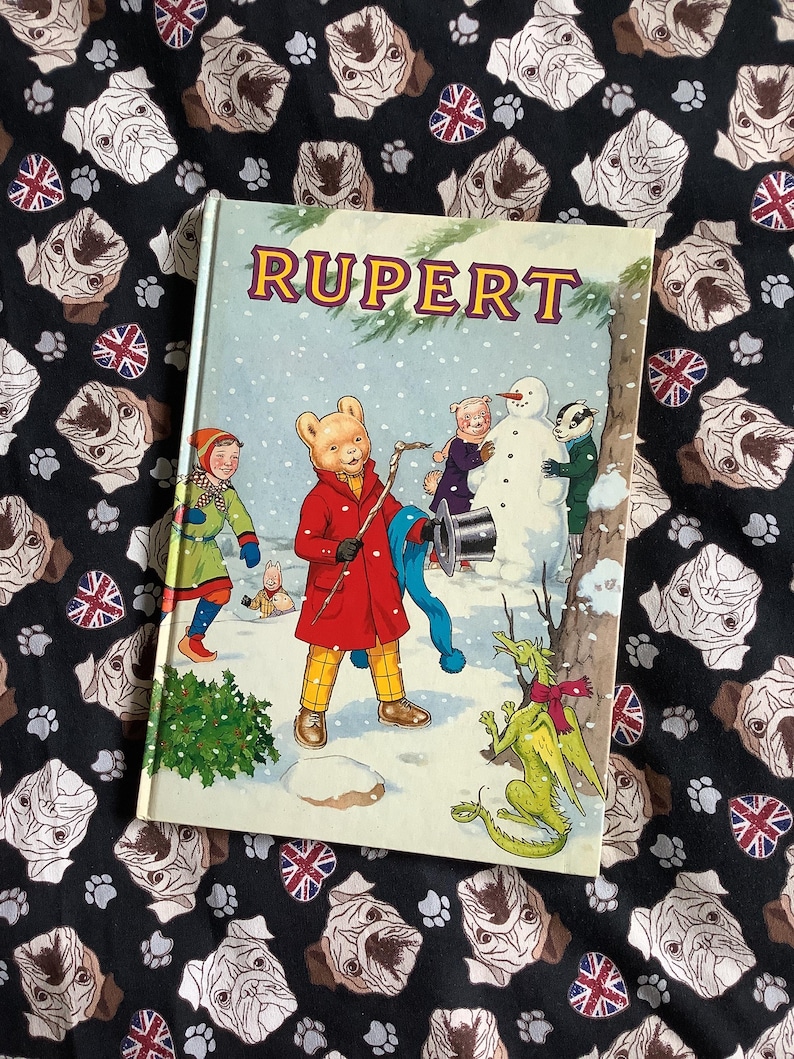 1989 Vintage Children's Book 'rupert' Daily Express Annual in Hardback ...