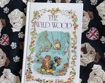 RARE Vintage 1992 'The Wind In The Willows - The Wild Wood' Hardback Story Book - Illustrated by Rene Cloke  -Fun Nostalgic Birth Year Gift