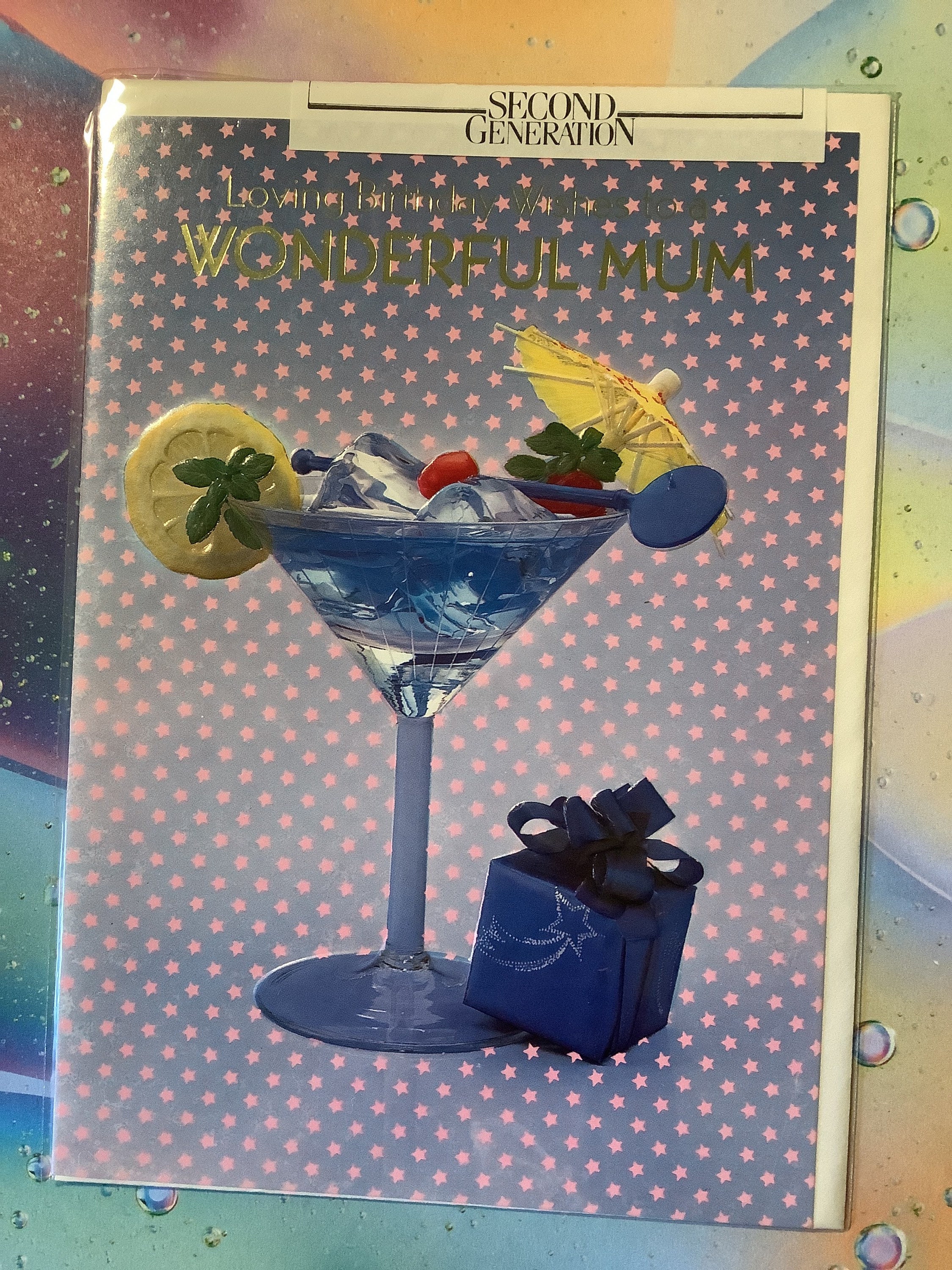RARE Original Circa 1980s Vintage 'loving Birthday Wishes to
