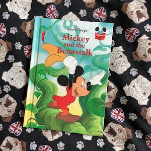 Vintage 1999 Walt Disney&#39;s Wonderful World of Reading - First American Edition - Disney&#39;s &#39;Mickey & The Beanstalk&#39; Hardback Book - Fun Gift
