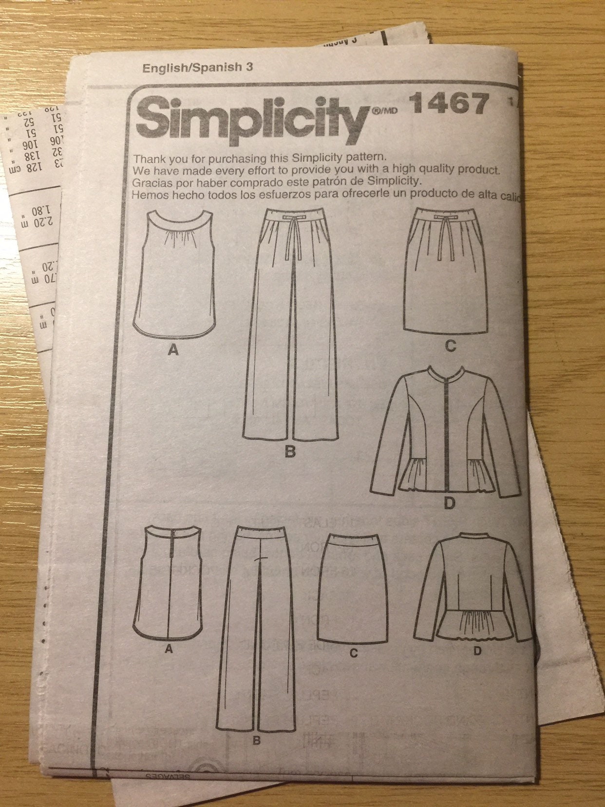 Uncut 2018 Simplicity 'Sew Stylish' Sewing Pattern | Etsy