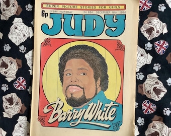 Rare Vintage December 18 1976 Judy Comic - Comic Strip Stories -Collectable - Childhood Nostalgia -Fun Retro 50th Birthday Gift -Barry White