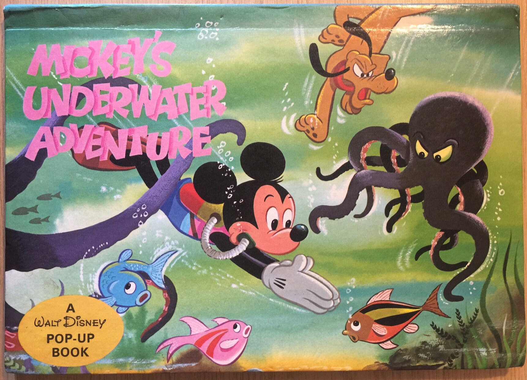 EXTREMELY RARE Vintage 1973 'mickey's Underwater Adventure