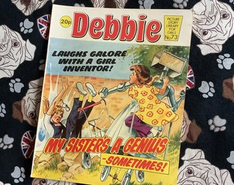 Rare Vintage 1984 ‘Debbie' Picture Story Library For Girls Mini Comic No 73 Comic Strip Story - Fun/Nostalgic Birth Year Gift - Sister Gift