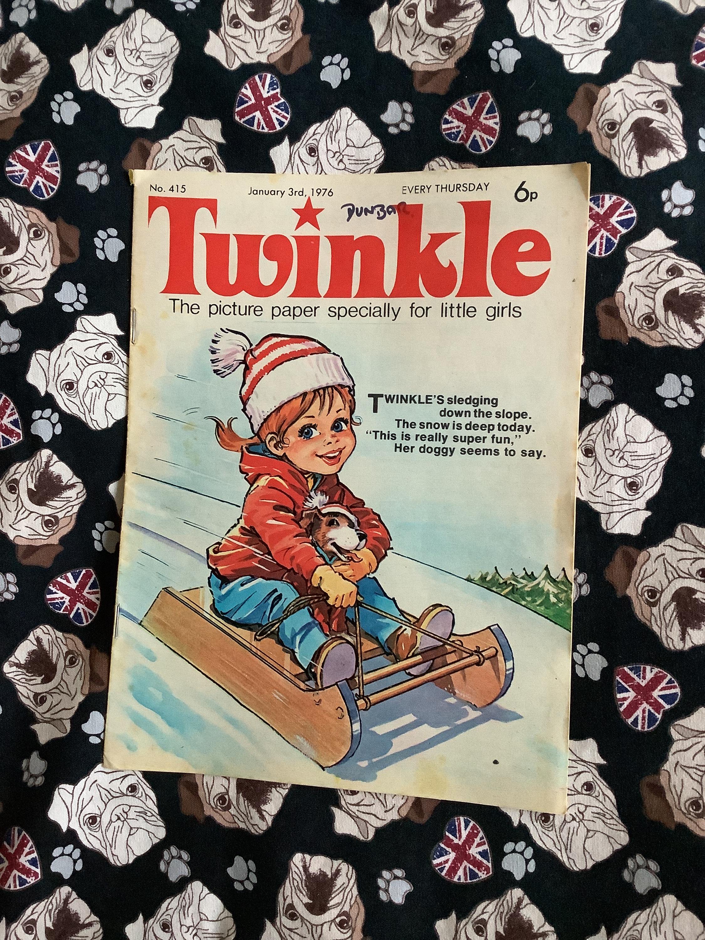 Rare Vintage January 3rd, 1976 'twinkle' Comic - Comic Strip