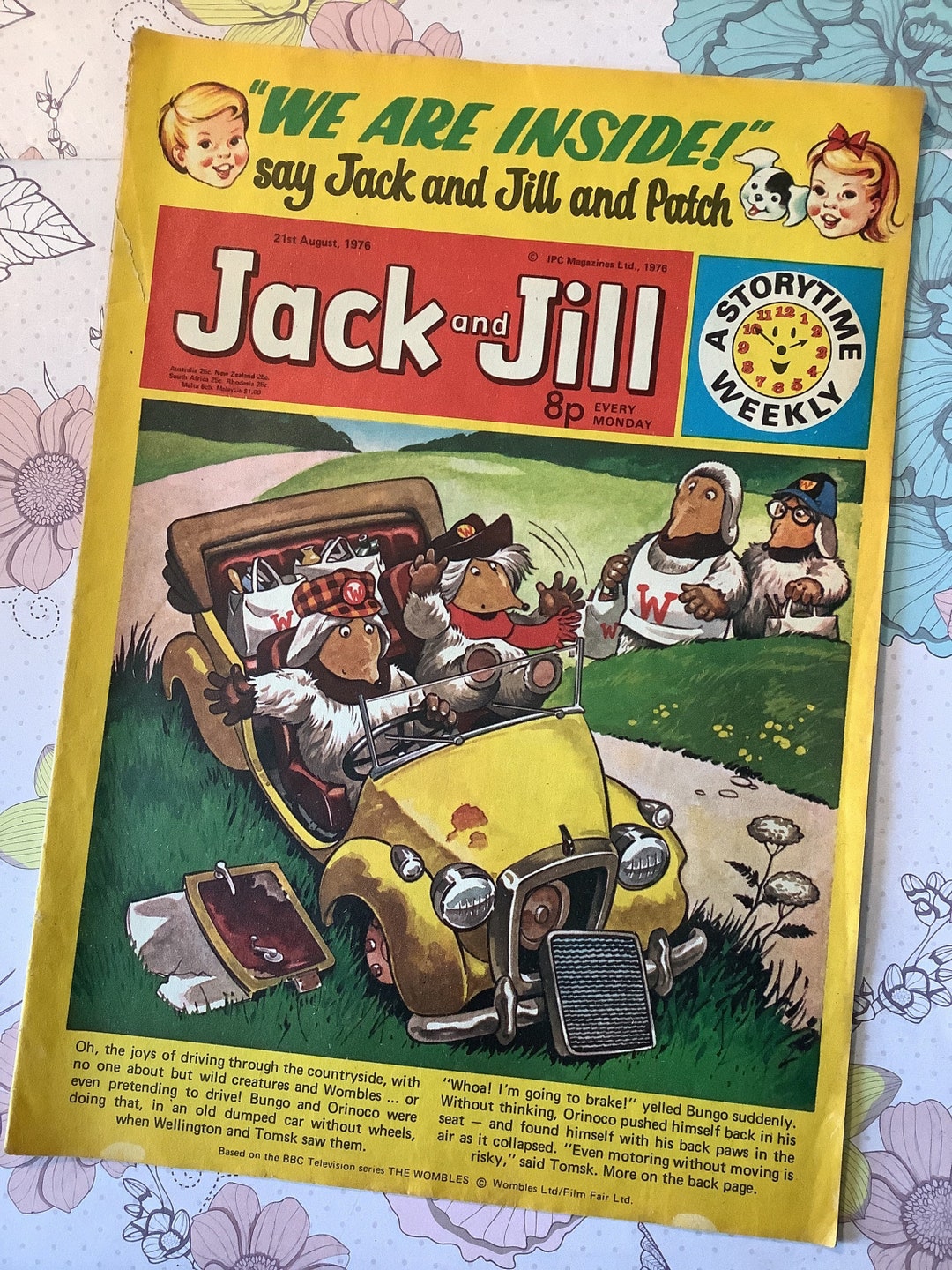 Rare Vintage 21st August 1976 jack and Jill Comic Comic Strip Stories  Collectable Childhood Nostalgia 1976 Retro Birthday Gift - Etsy