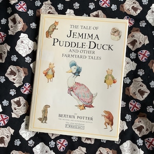 Vintage 1993 &#39;The Tale of Jemima Puddle-Duck And Other Farmyard Tales&#39; Beatrix Potter Hardback Book -Beautifully Illustrated - DAMAGED COVER