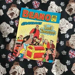 Rare Vintage From 1989 &#39;Beano - Grandpa&#39;s Lost Treasure&#39; Mini Comic No. 172 - Comic Strip Story - Retro Nostalgic Birthday Gift - Beano Fan