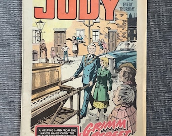 Rare Vintage April 10 1976 'Judy' Comic - Comic Strip Stories - Collectable - Childhood Nostalgia -Fun Retro Birth Year Gift - John Denver