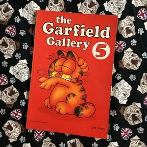 RARE Vintage 1987 &#39;The Garfield Gallery 4&#39; Paperback Book By Jim Davis - Fun Comic Strip Stories and Posters - Nostalgic Garfield Lover Gift