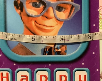 RARE Vintage 1999 Brains From 'thunderbirds' Blank Xmas Card - A