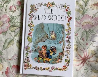 RARE Vintage 1994 'The Wind In The Willows - The Wild Wood' Hardback Story Book - Illustrated by Rene Cloke  - Nostalgic 30th Birthday Gift