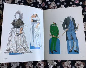 Vintage 1989 Tom Tierney George Washington and His Family Paper