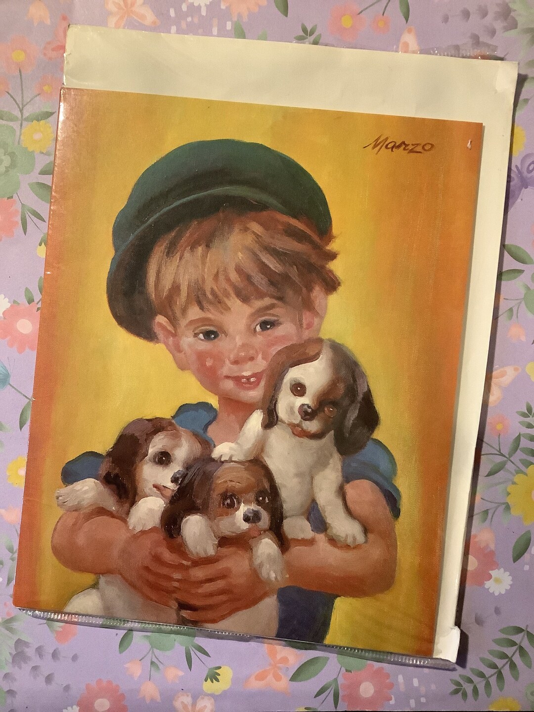 VERY RARE Vintage Circa 1960s Blank 'royle' Birthday Card STUNNING Boy ...