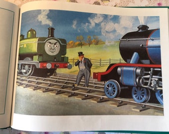 Vintage 1995 Thomas The Tank Engine Hardback Book 'A Close