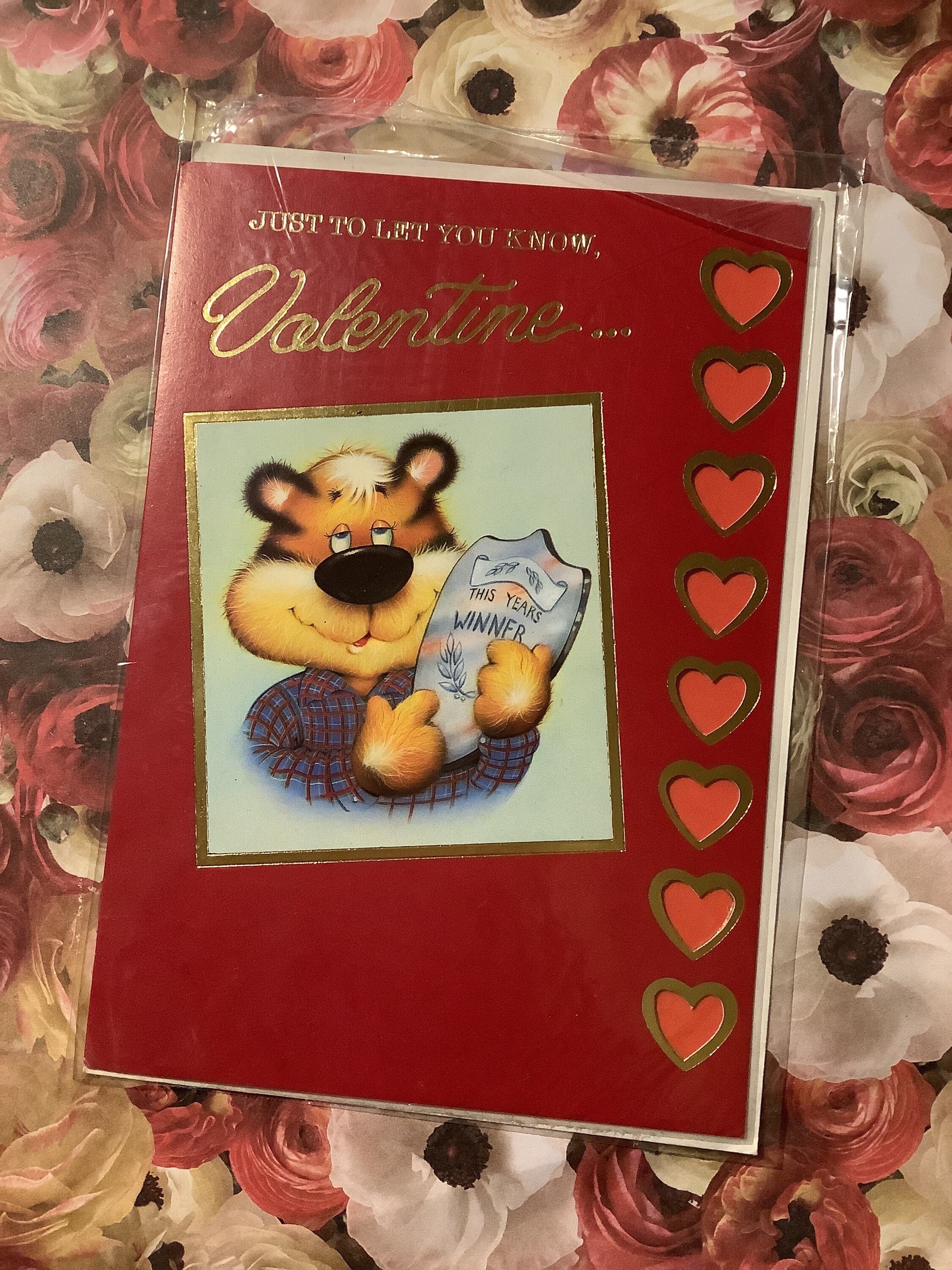 RARE Vintage Circa 1980s 'valentine's Day' Card - Etsy