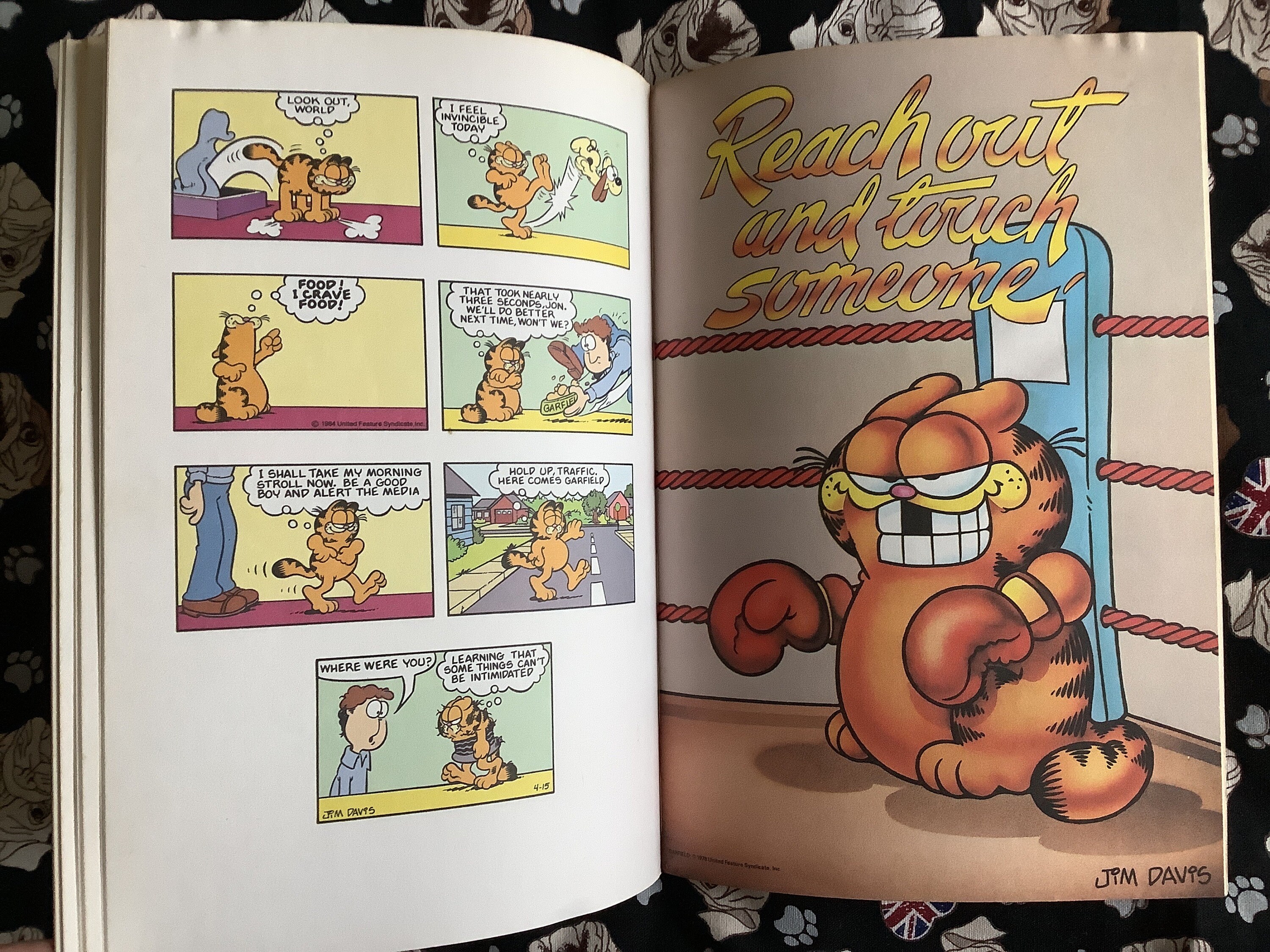 RARE Vintage 1987 'the Garfield Gallery 3' Paperback Book by