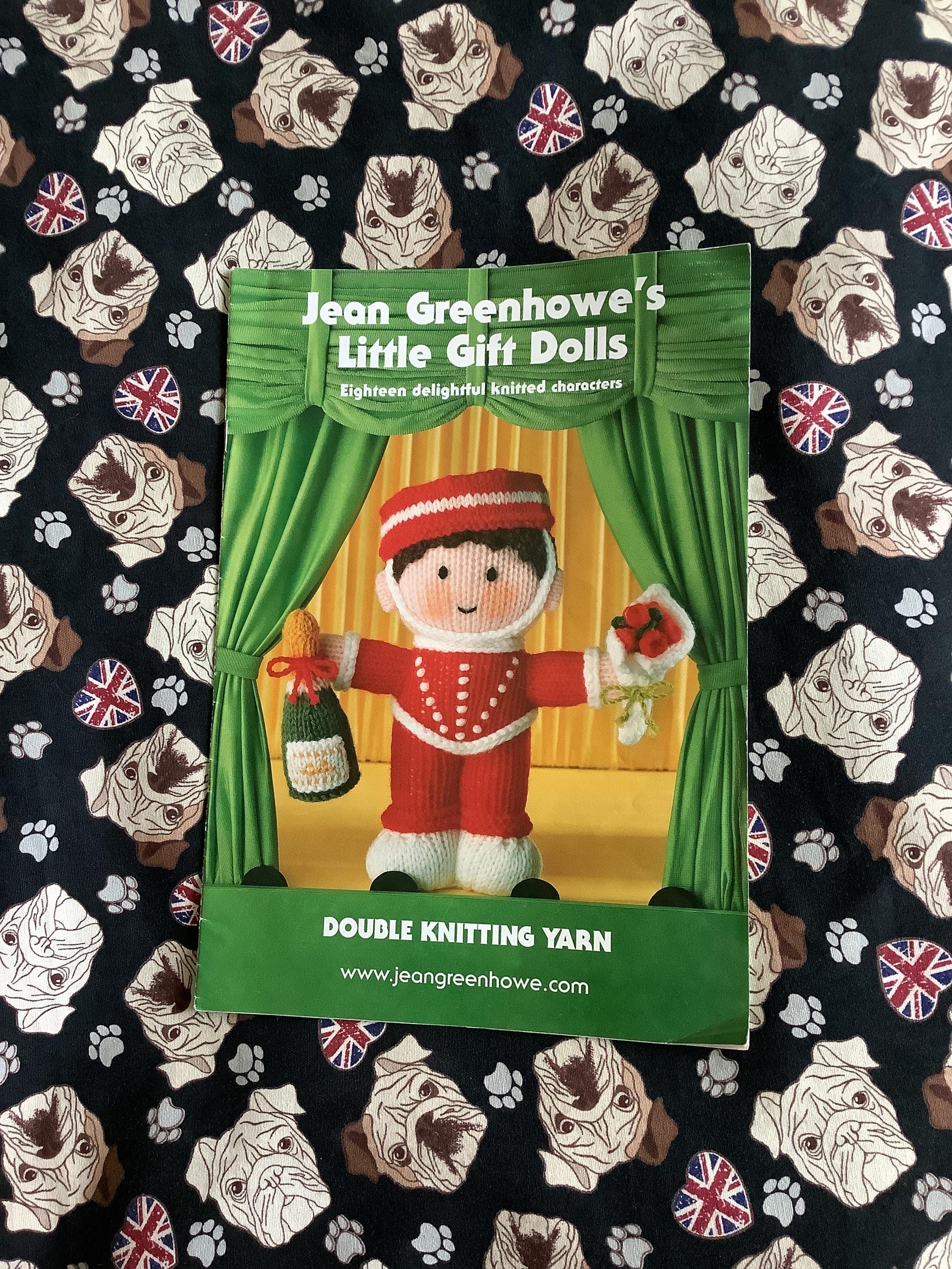 Vintage 1989 Jean Greenhowe Little Gift Dolls Knitting Booklet