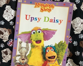 RARE Vintage 1999 Jim Henson’s Mopatop's Shop 'Upsy Daisy' Paperback Book - 1990s Kid's CITV Show - Fun Picture Book - Nostalgic Book Gift