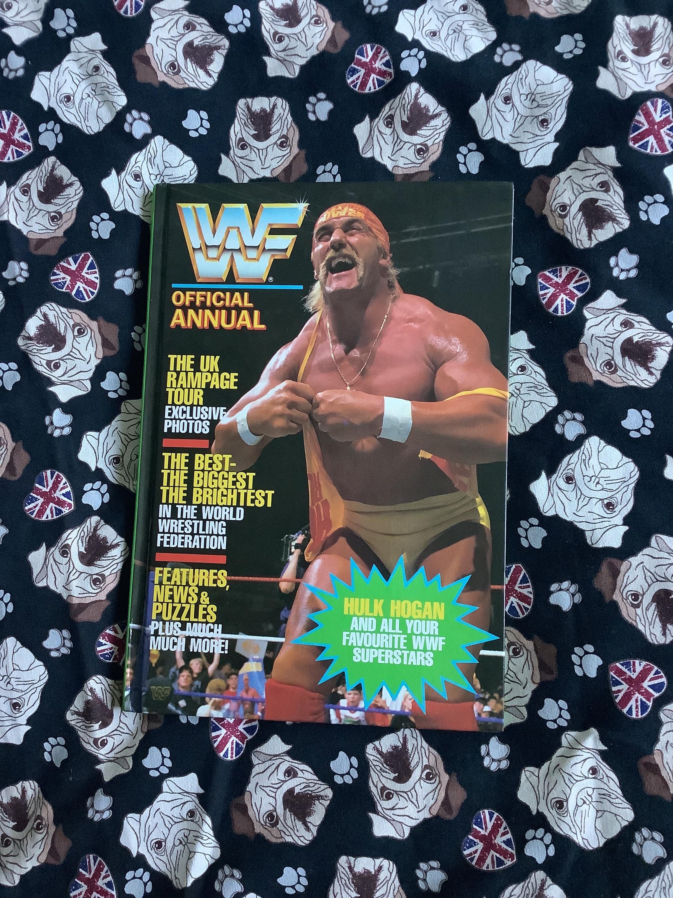 Rare Vintage 1991 WWF Official Annual in Hardback - 1st Annual