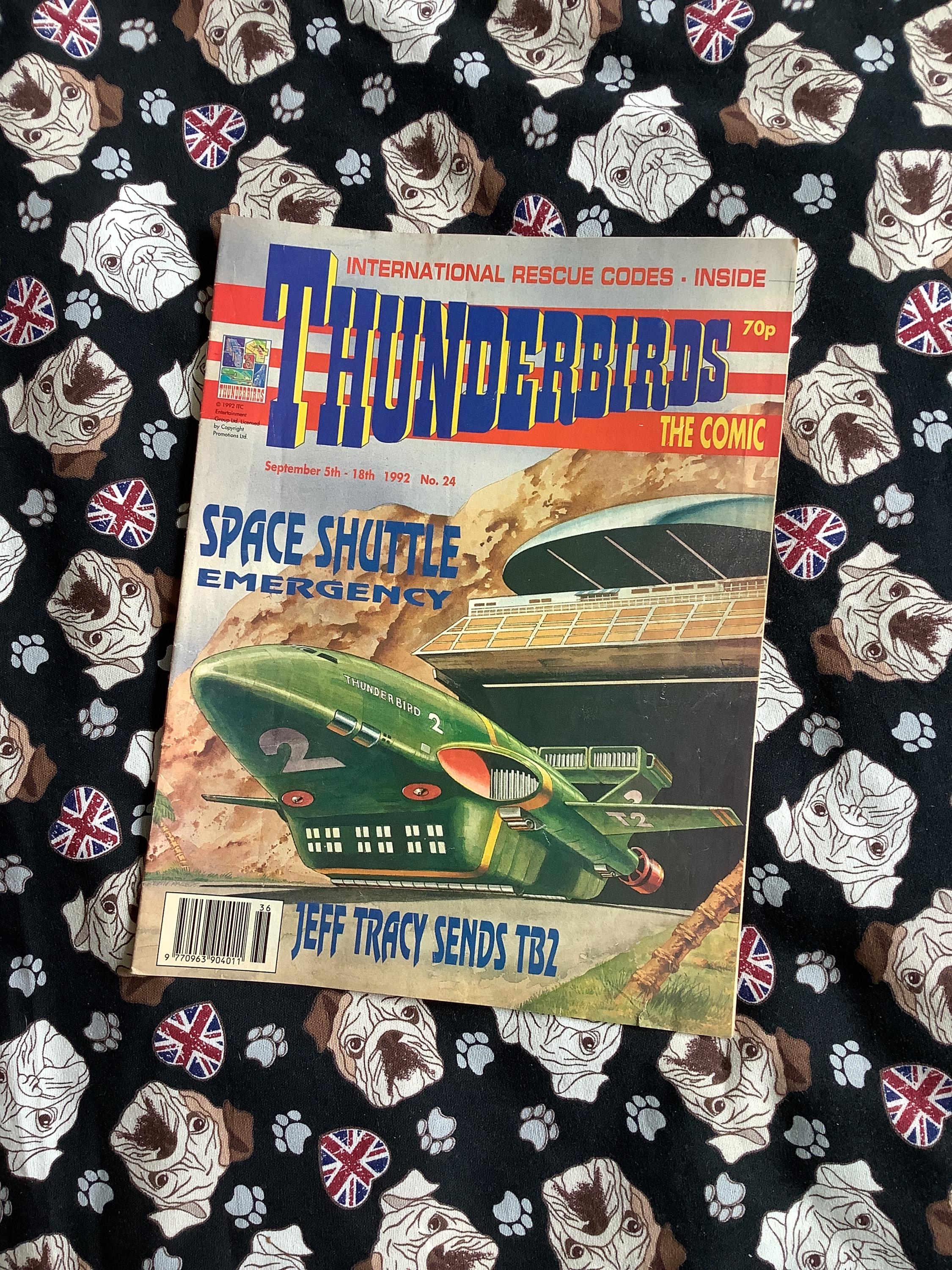 Thunderbirds The Comic 6冊セット 1992年 Rare Vintage September 5th-september 18th 1992 'thunderbirds the