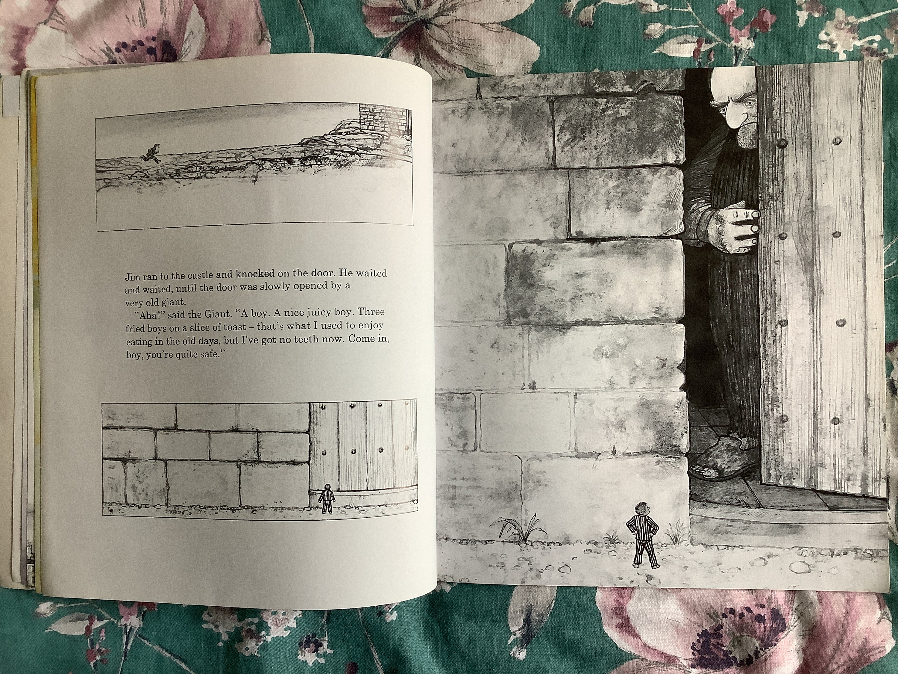 RARE Circa 1980s Vintage Children's Book 'jim and the Beanstalk' in ...